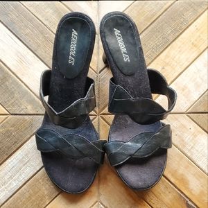 Black Strappy Sandals